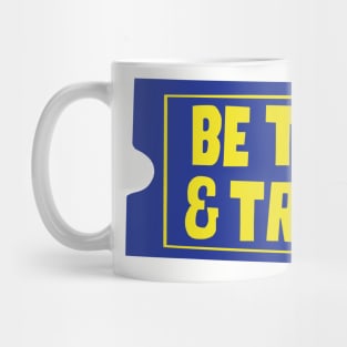 Be Time & Travel Blockbuster Parody Mug